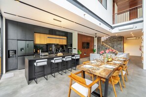 Signature Villa, Pool View | Private kitchen | Spices, eco-friendly cleaning products, paper towels, kitchen islands - Seis Villas - Luxury Tropical Retreat (Badung Regency)