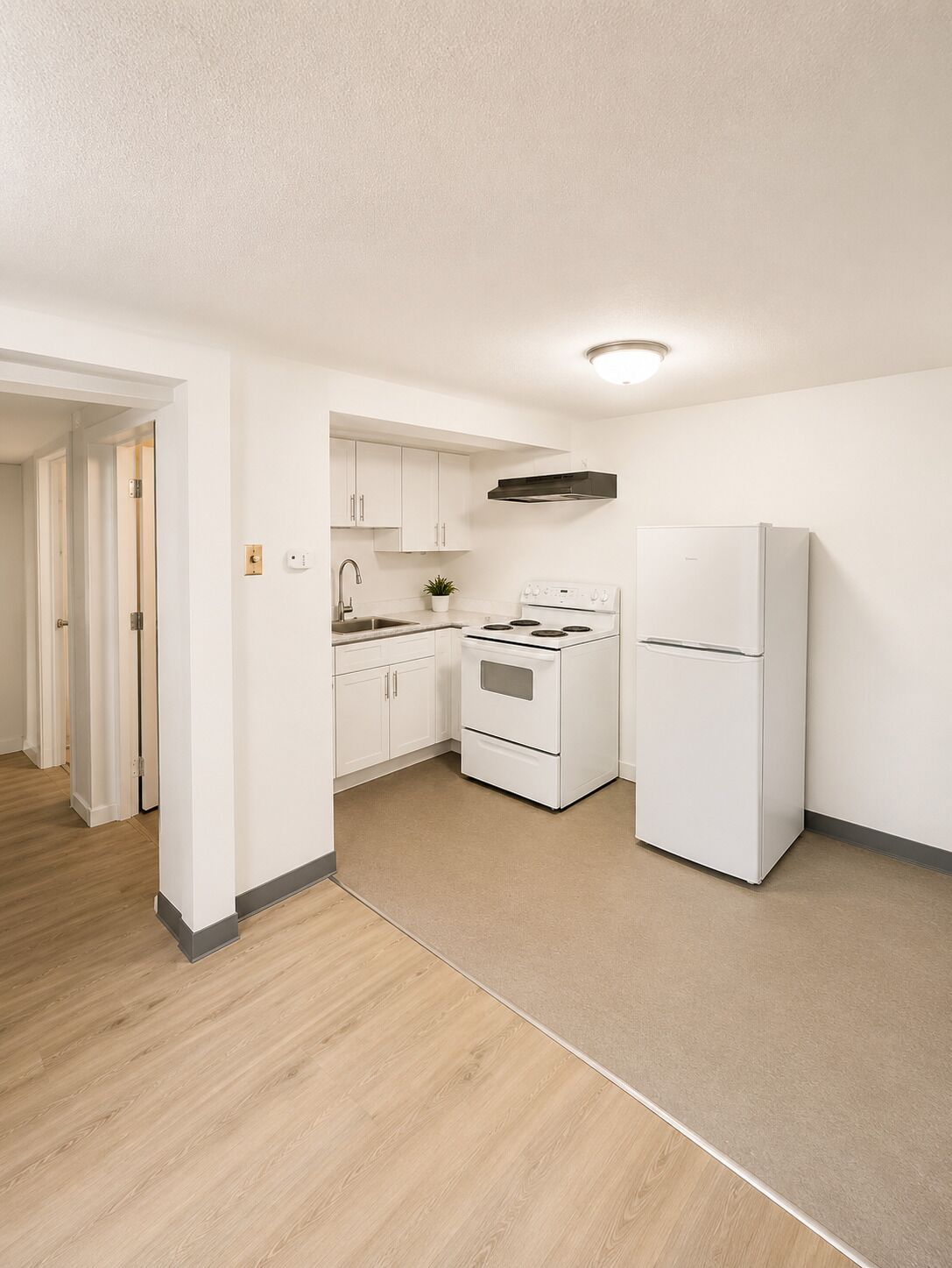 Apartament, 1 llit de matrimoni, cuina | Cuina privada | Frigorífic gran i microones 