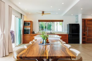 Dining - SunTien, A Spectacular 4br Beach Front Pool Villa (Pha-ngan)