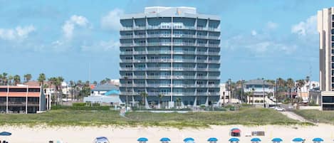 Vlak bij het strand