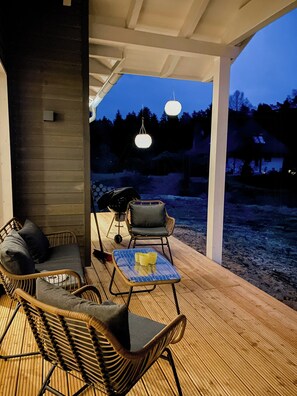 Terrace/patio - Charming forest house near Lüneburg Heath (Handeloh)