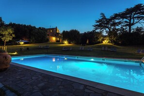 Pool - Stone house with pool between Tuscany and Umbria (Piazze)