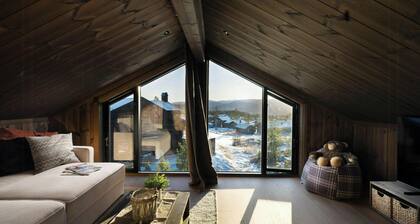 Cabin at Turufjell with jacuzzi and billiards room