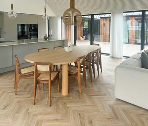 Dining - Unique holiday home directly on the beach (Middelfart)
