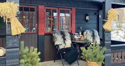 Modernised cabin by the ski lift in Hovden