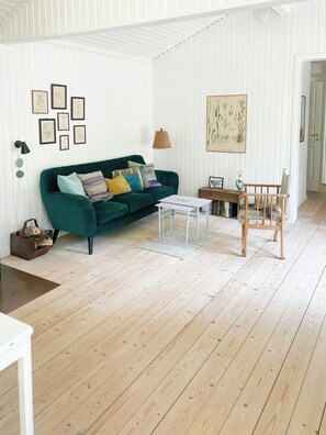 TV, fireplace - Holiday home by Nyrup Bay and Rørvig harbour (Rørvig)