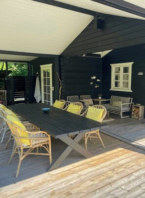 Outdoor dining - Holiday home by Nyrup Bay and Rørvig harbour (Rørvig)