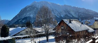 Country house on the slopes with mountain views