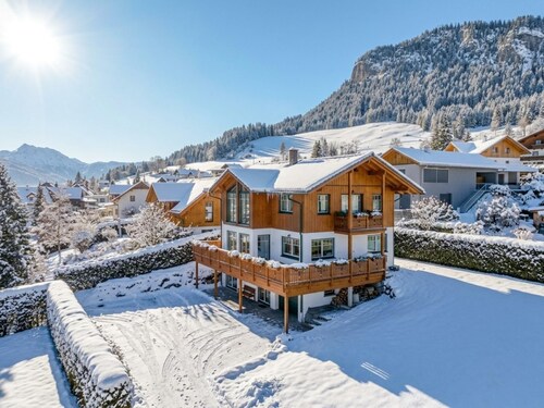 Country house on the slopes with mountain views