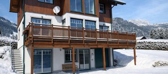 Country house by the slopes with mountain views