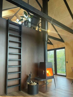 Interior - Modern wooden house near Halkær bredning (nibe)