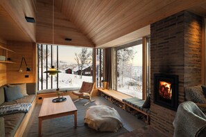 Interior - Architect-designed cabin with ski trail near Geilo (Ål)
