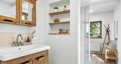 Light-flooded country house on the Baltic Sea