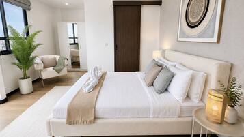 Iron/ironing board, WiFi, bed sheets