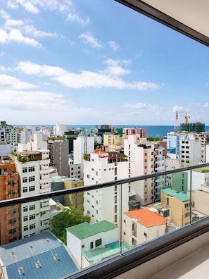 Interior - Luxury 2BR Condo Central Male Sunset Balcony (Malé)