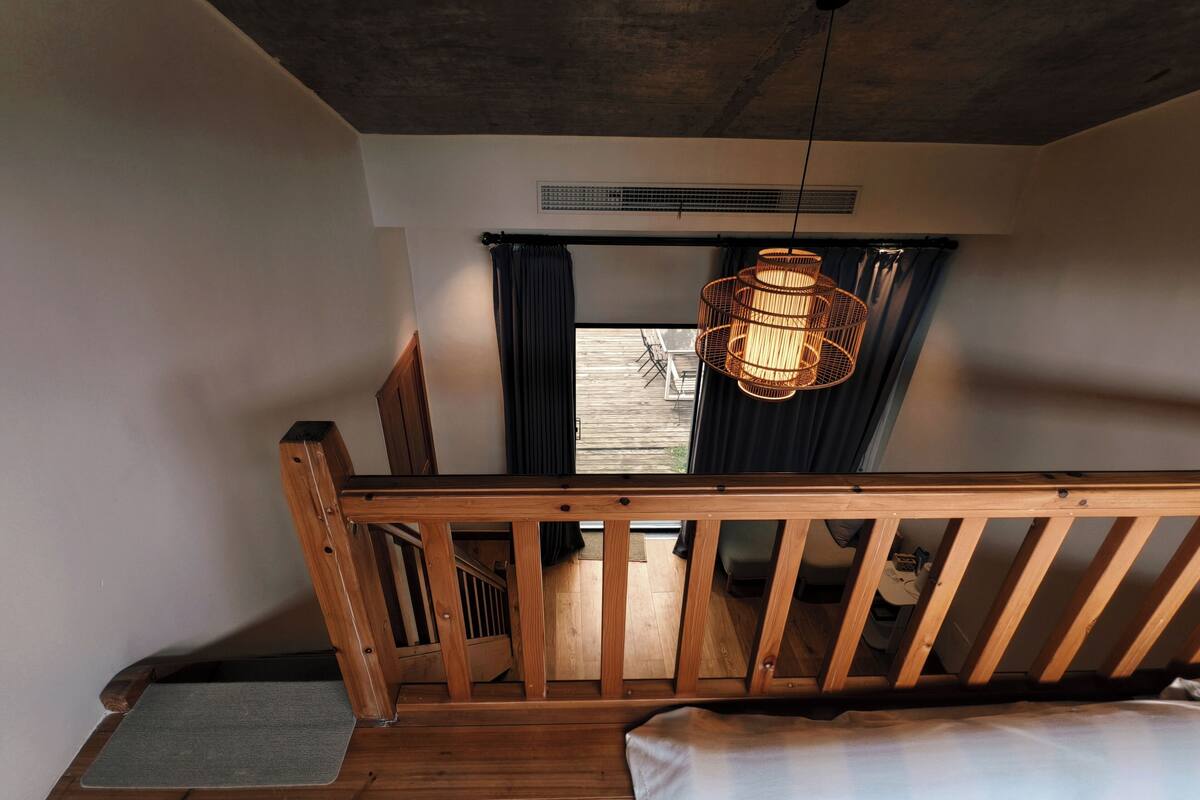 传统双人房, 庭院景观 | 遮光窗帘、熨斗/熨衣板、免费 WiFi