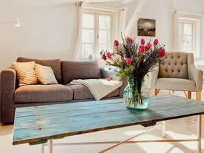 TV, fireplace - Barn apartment on estate near Flensburg (Steinberg)