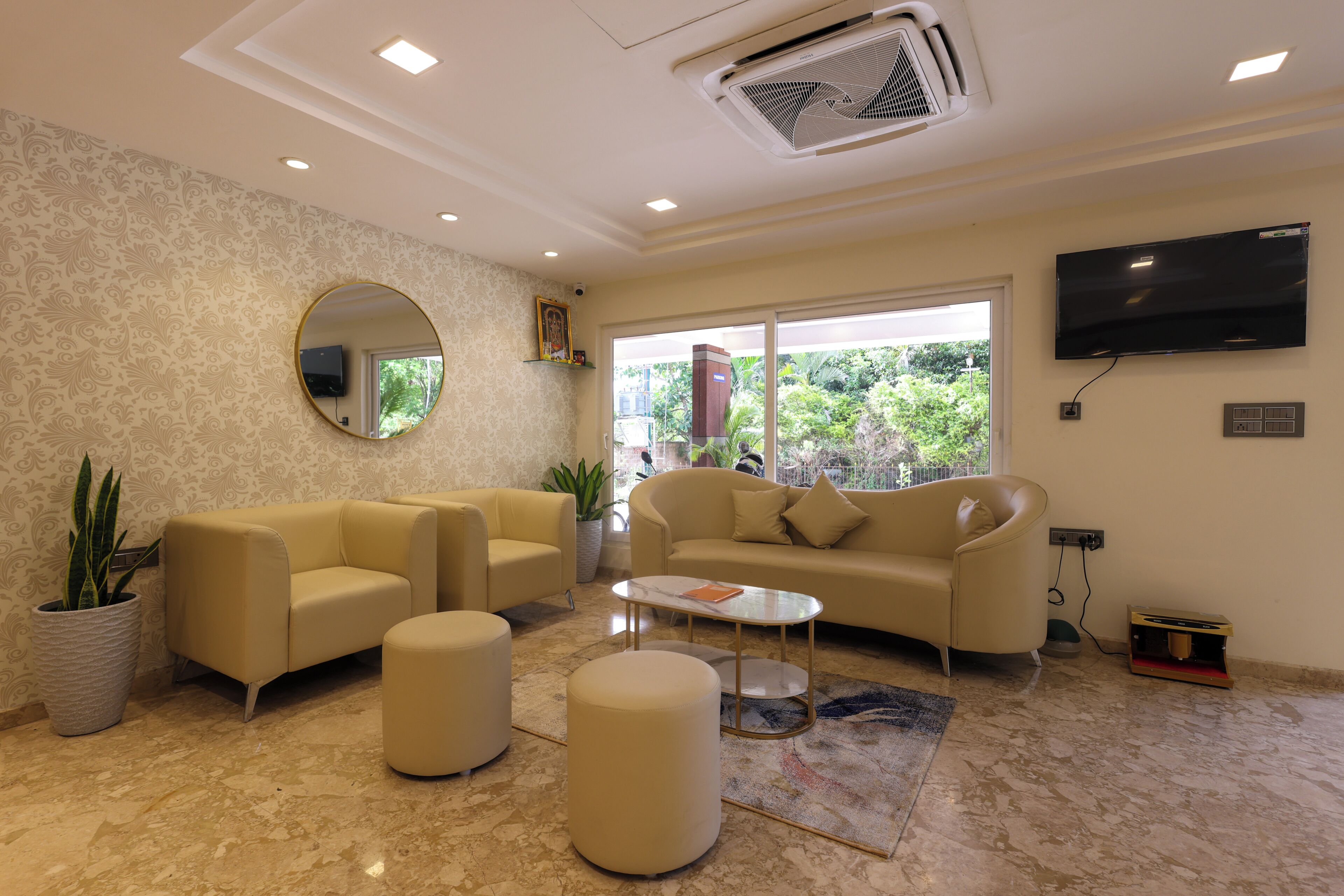 Lobby sitting area