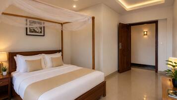 Double Room, Balcony, Mountain View | In-room safe, desk, laptop workspace, blackout drapes