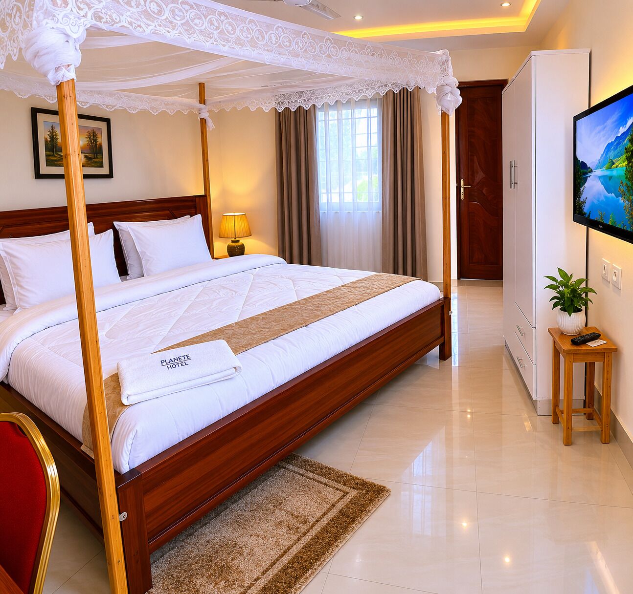 Double Room, Balcony, Mountain View