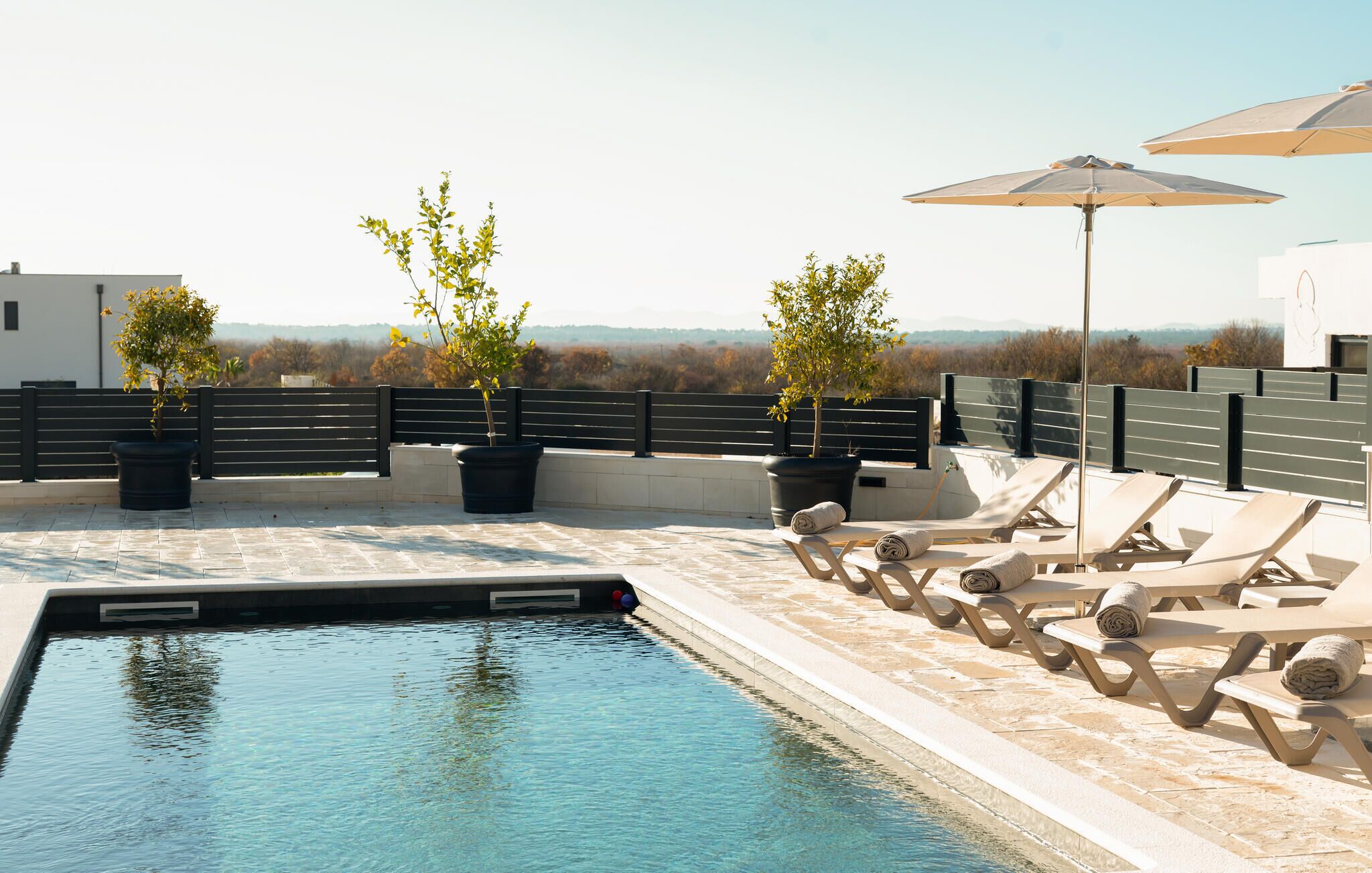 Una piscina climatizada