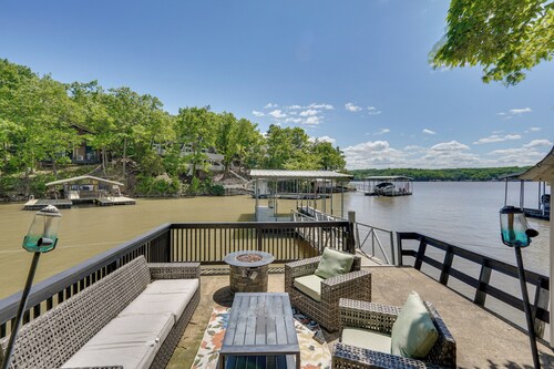 Lakefront Bliss w/ Dock + Fire Pit! Ozarks Home