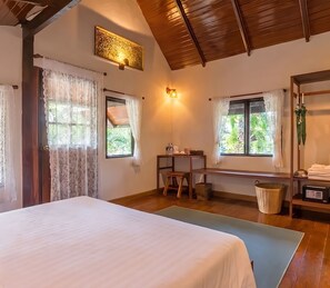 Bungalow, Balcony, Partial Sea View | Laptop workspace, blackout drapes, free WiFi - Ting Rai Bay Resort (Nuea Khlong)