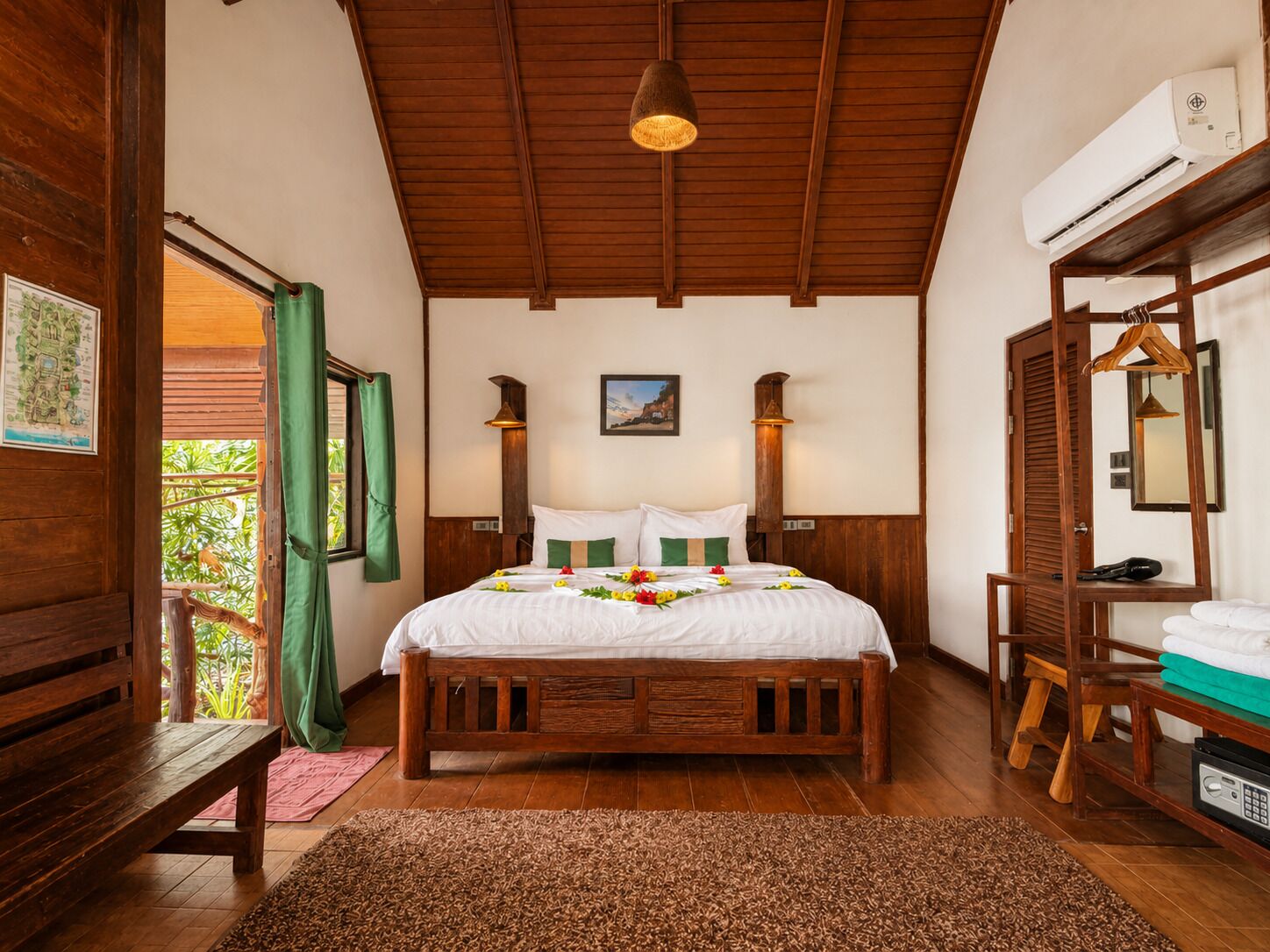 Comfort Bungalow, Balcony, Sea View | Blackout drapes, WiFi (free), bed sheets