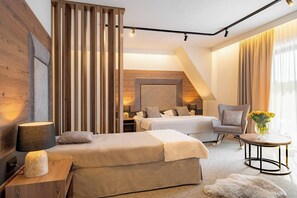 Deluxe Triple Room, Pool View | In-room safe, iron/ironing board, free WiFi