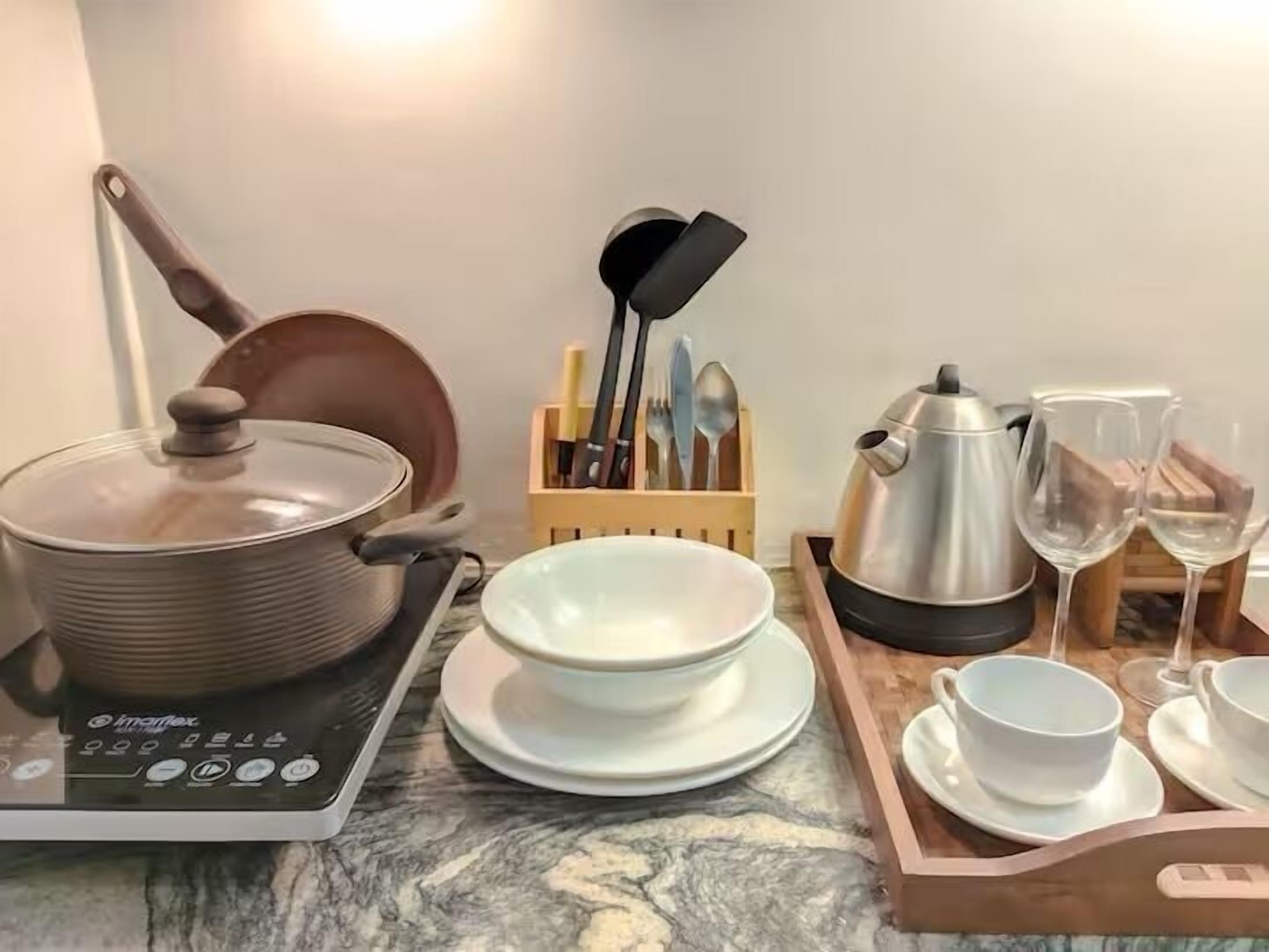 Apartamento Confort, vistas a la ciudad | Cocina privada
