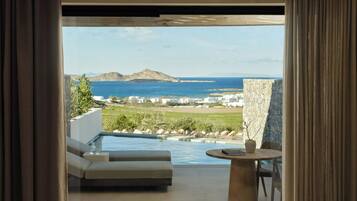Elite Suite, 1 King Bed, Private Pool, Sea View