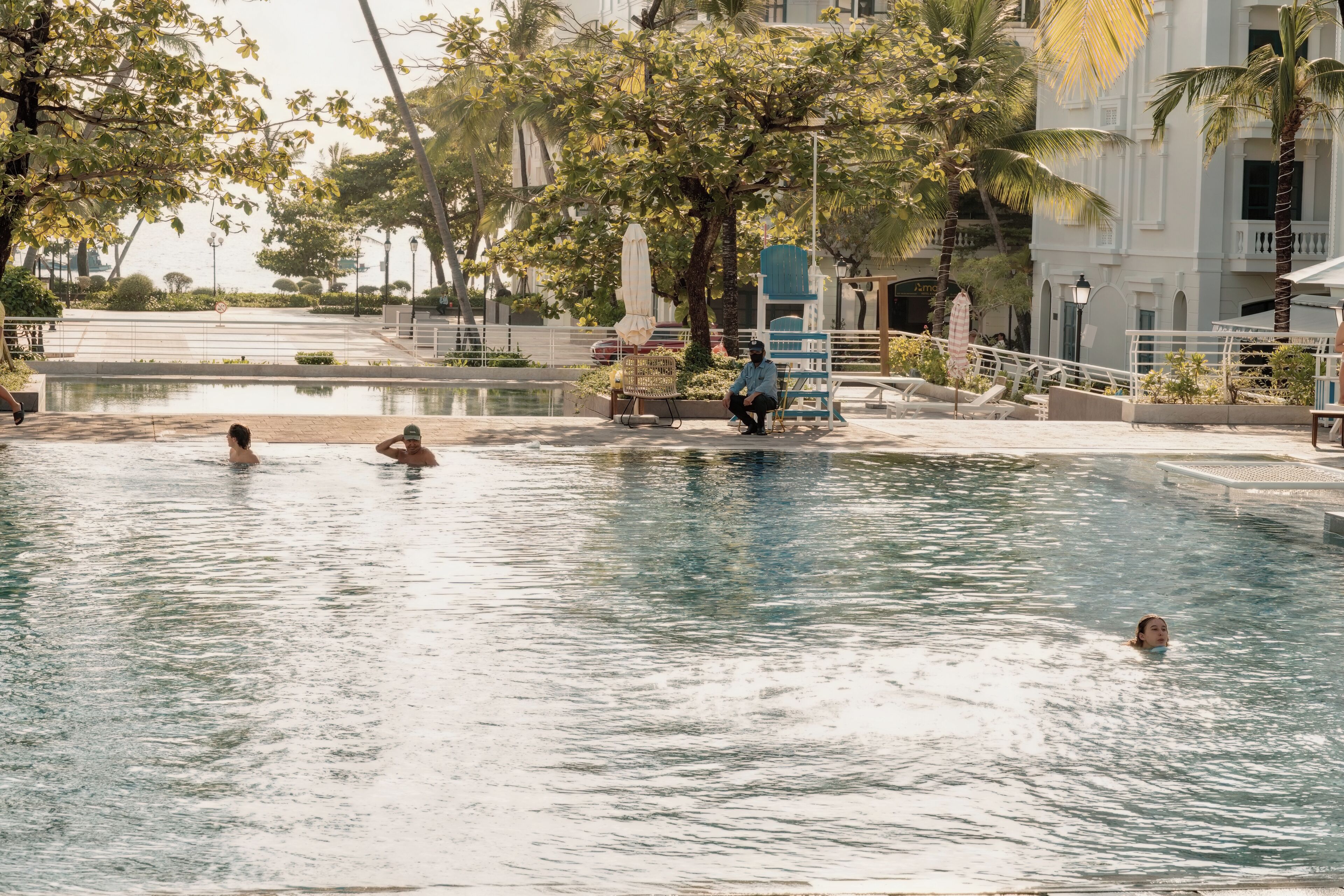 Seasonal outdoor pool