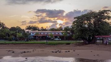 Beach nearby, white sand