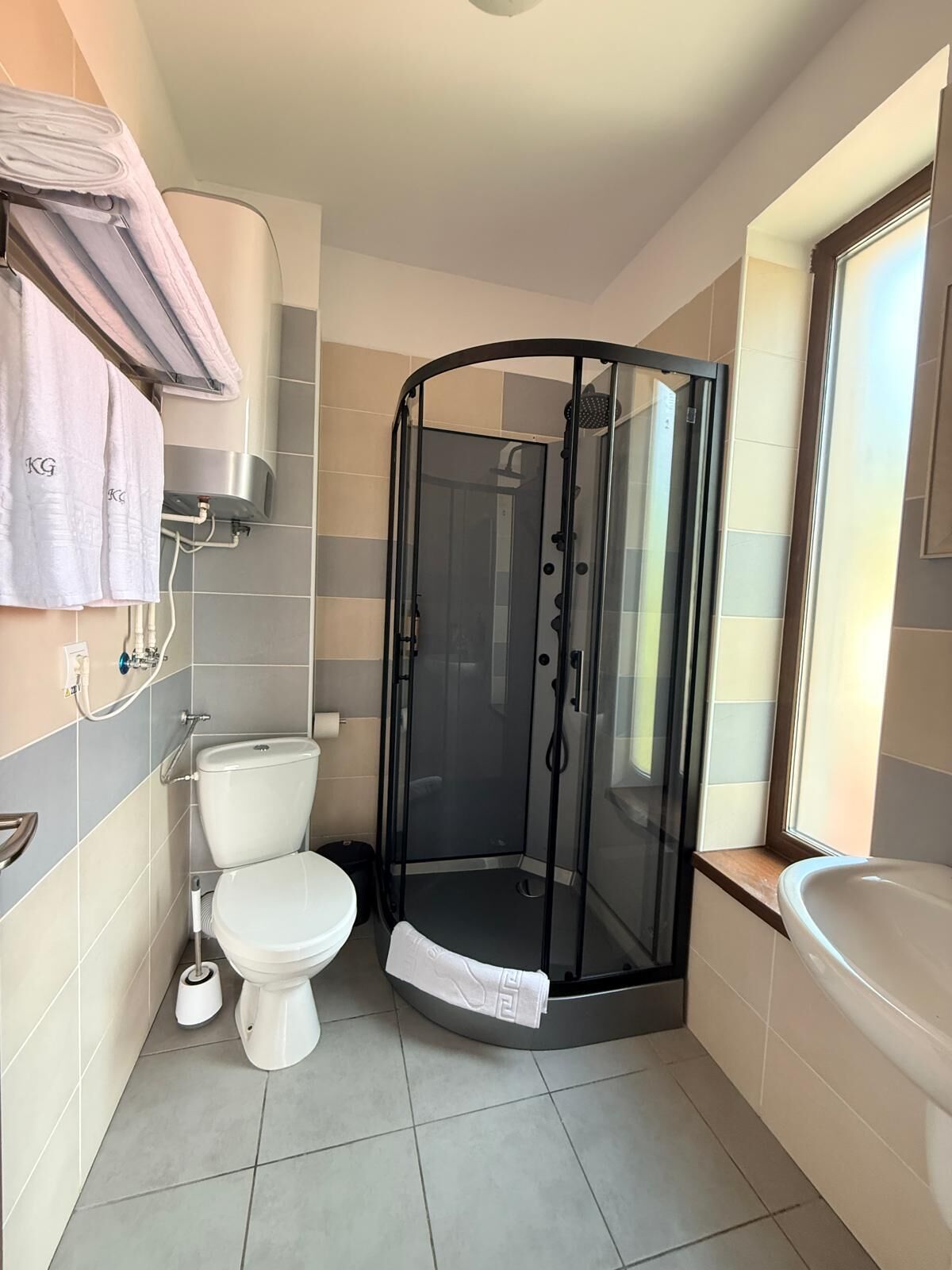 Premium Double Room, Garden View | Bathroom | Shower, hair dryer, towels, soap