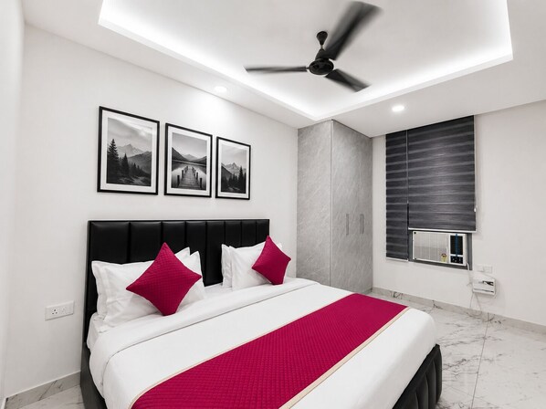 Chambre Deluxe double, vue sur la ville | Accès au Wi-Fi (inclus)