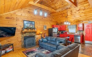 Smart TV, fireplace, table football - Cedar Ridge Cabin: Cozy Smoky Mountain Escape (Sevierville)