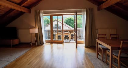 Vacation apartment at Kochelsee with balcony - ideal for families