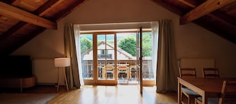 Vacation apartment at Kochelsee with balcony - ideal for families
