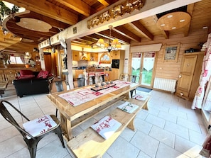 Dining - Spacious chalet, pets allowed - ? guests (Gérardmer)
