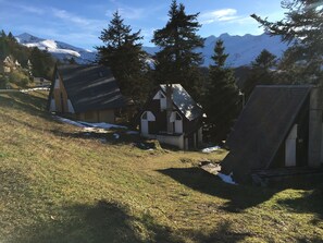 Exterior - Charming Guzet chalet with fireplace, bed linen option, Les 4 Chouettes (Ustou)