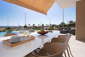Outdoor dining - Suncity Spirit - Luxury Beachfront Villa (Ayia Napa)