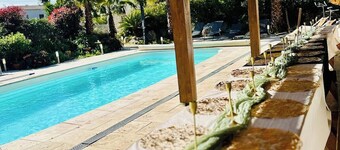 "Le Clos De Pierres" up to 28 Pers Swimming pool Sauna