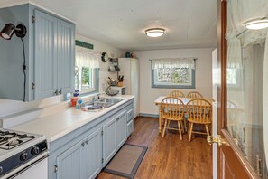 House (2 Bedrooms) | Interior - Hamlin Lake Cabin w/ Beach Access: 2 Mi to Dunes! (Ludington)