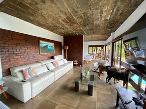 Living area - Sao Conrado Mansion - luxury in the city center. (rio de janeiro)