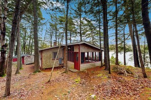 House (2 Bedrooms) | Interior - Peaceful 2BR Lakefront Cabin w/ New Dock (Mount Desert)