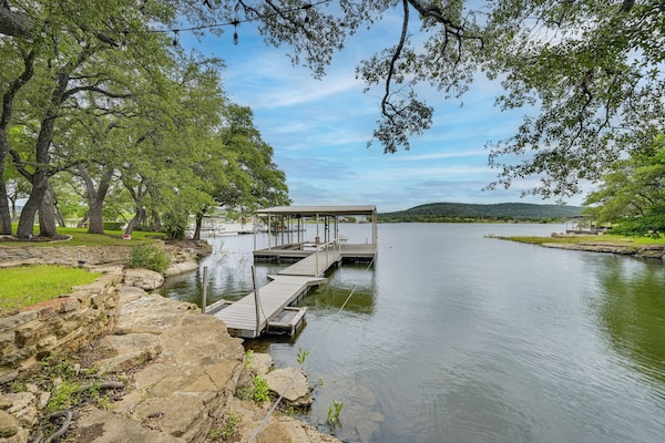 Fishing Dock & Mtn Views! Buchanan Lake Family Gem - Lake Buchanan, TX