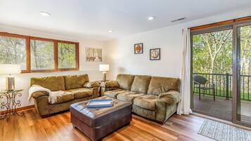Smart TV, fireplace, printers