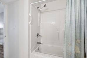 Hair dryer, towels