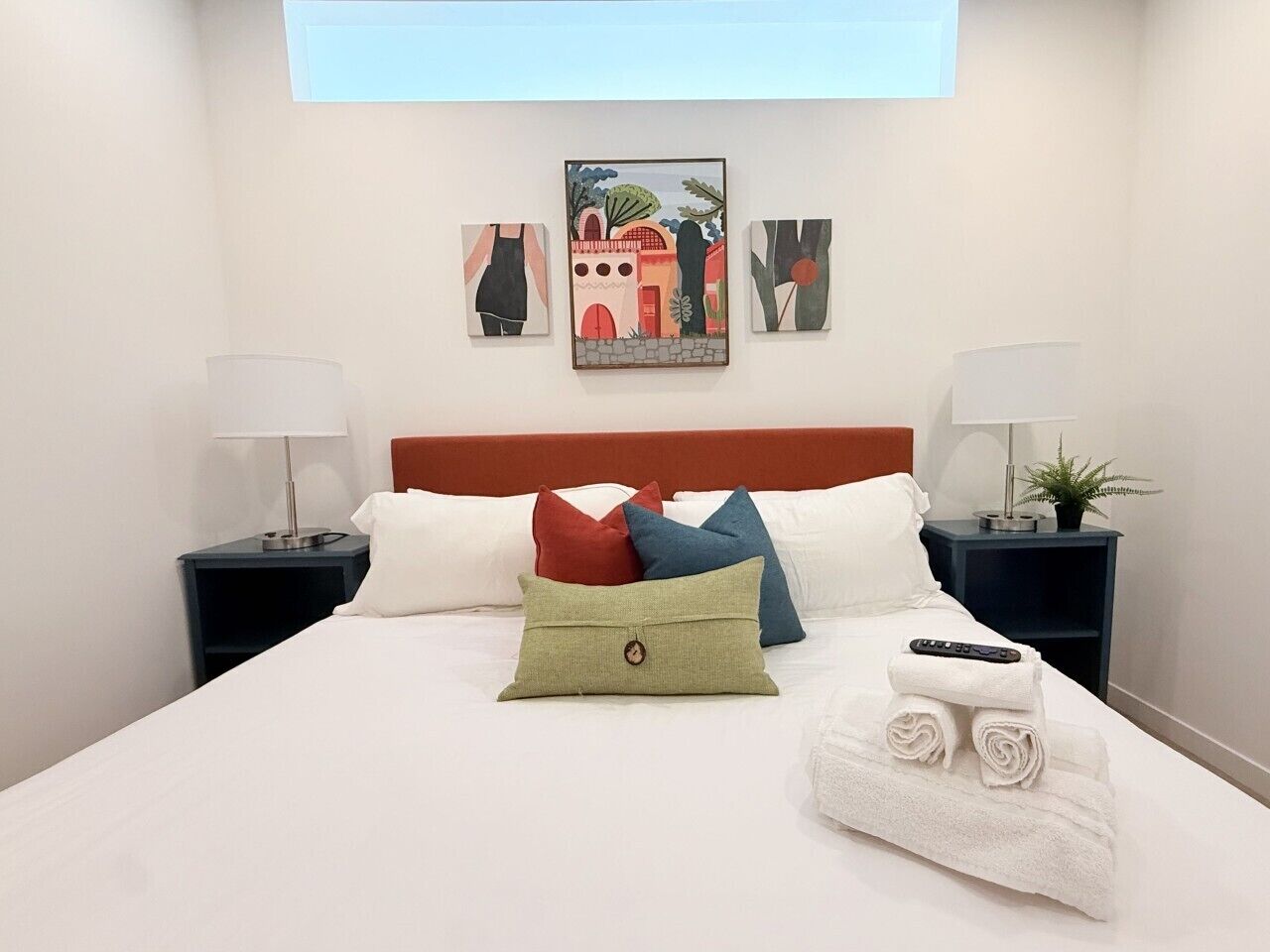 1 bedroom, desk, iron/ironing board, travel crib