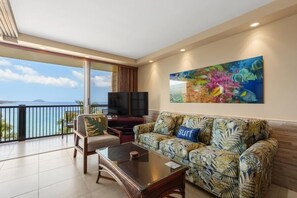 Condo, 1 habitación | Área de sala de estar